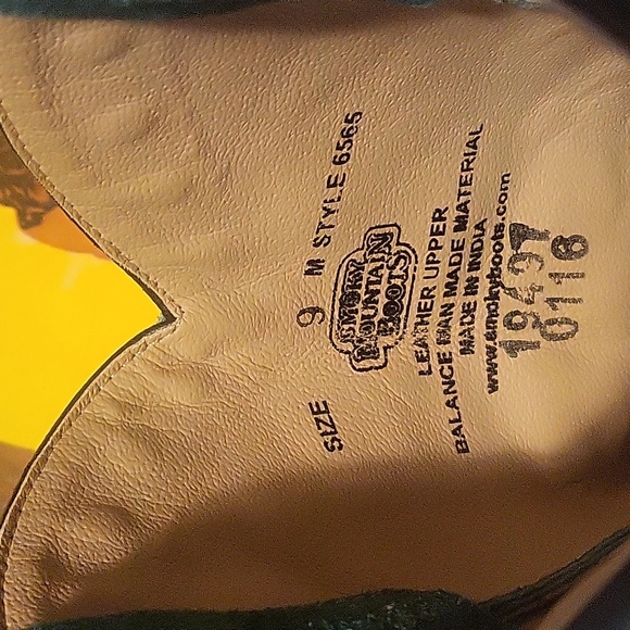 Genuine LEATHER! Fringe Heeled Boots - Turquoise Green.BRAND NEW WITH TAGS! - Picture 2 of 4